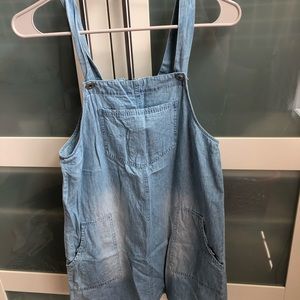 Forever 21 Light Blue Overalls